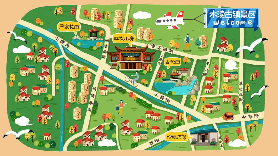 松阳手绘地图：一机在手，智慧景区游览无忧