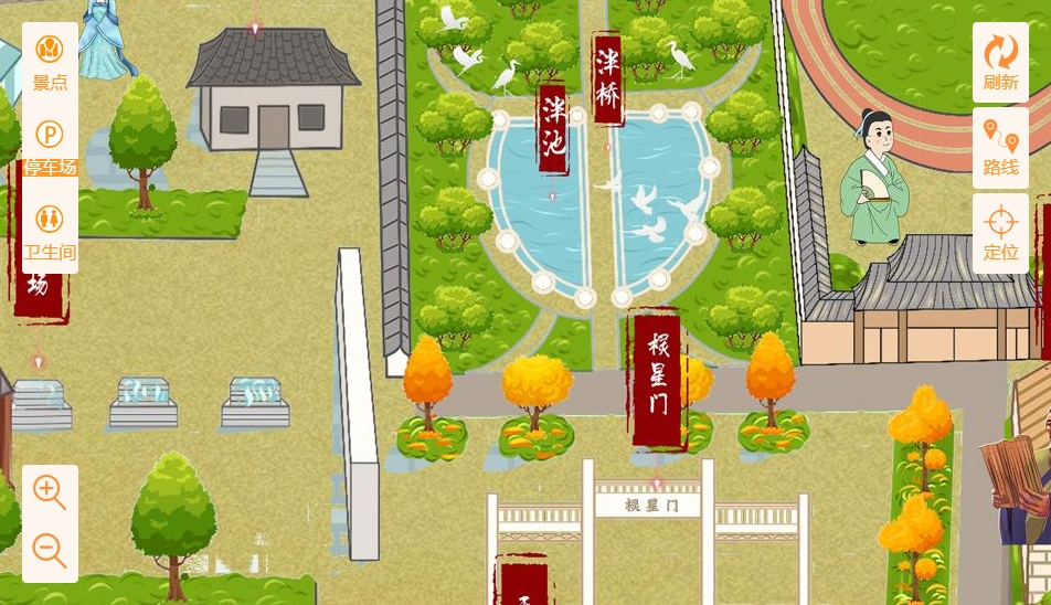 松阳手绘地图景区语音讲解导览系统：智慧景区建设的基石